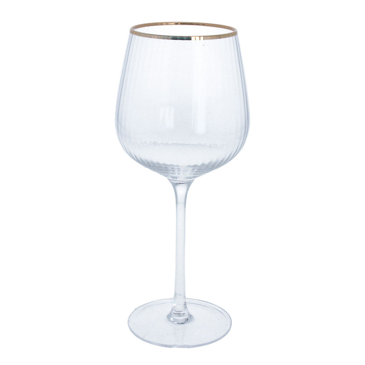 Ribbed Wine Glass – French Quarter